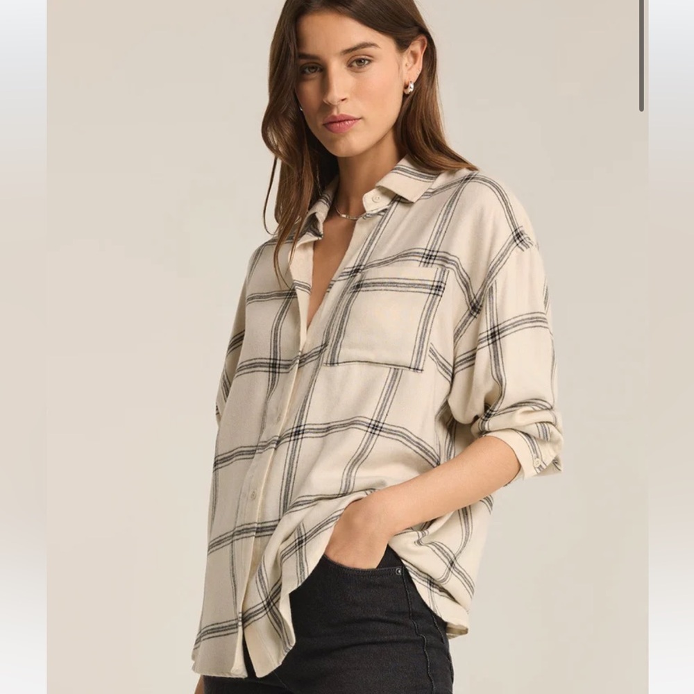 Z Supply River Plaid Button-Up